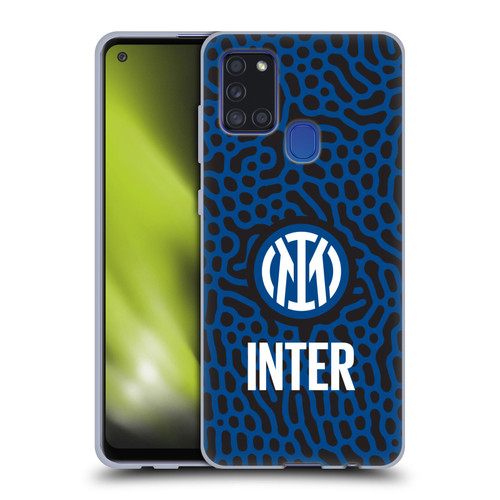 Fc Internazionale Milano Patterns Abstract 2 Soft Gel Case for Samsung Galaxy A21s (2020)