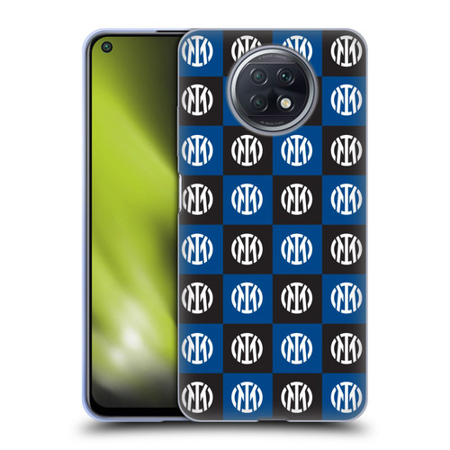 Fc Internazionale Milano Patterns Crest Soft Gel Case for Xiaomi Redmi Note 9T 5G