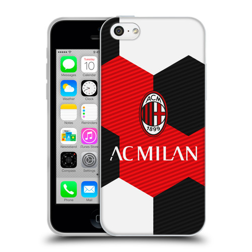AC Milan Crest Ball Soft Gel Case for Apple iPhone 5c