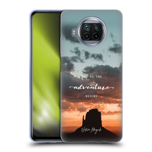 Nature Magick So The Adventure Begins Quote Desert Soft Gel Case for Xiaomi Mi 10T Lite 5G