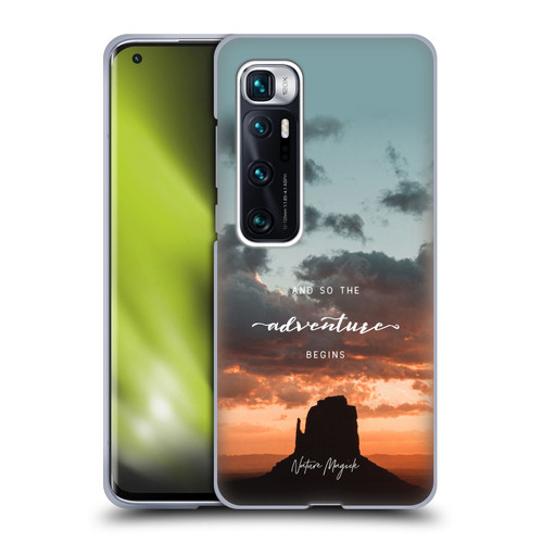 Nature Magick So The Adventure Begins Quote Desert Soft Gel Case for Xiaomi Mi 10 Ultra 5G