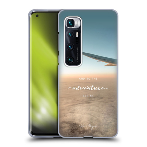 Nature Magick So The Adventure Begins Quote Airplane Soft Gel Case for Xiaomi Mi 10 Ultra 5G