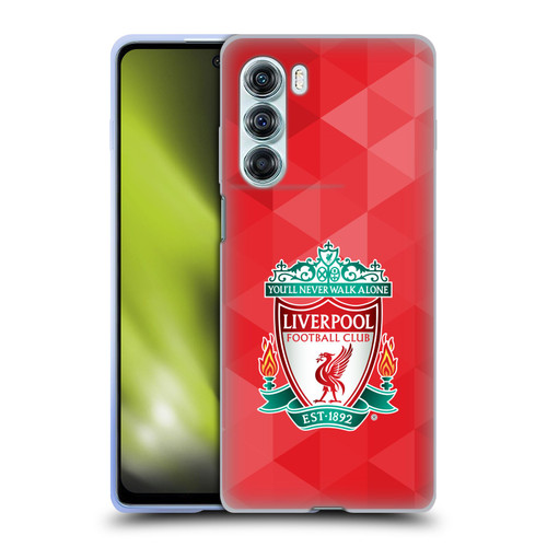 Liverpool Football Club Crest 1 Red Geometric 1 Soft Gel Case for Motorola Edge S30 / Moto G200 5G