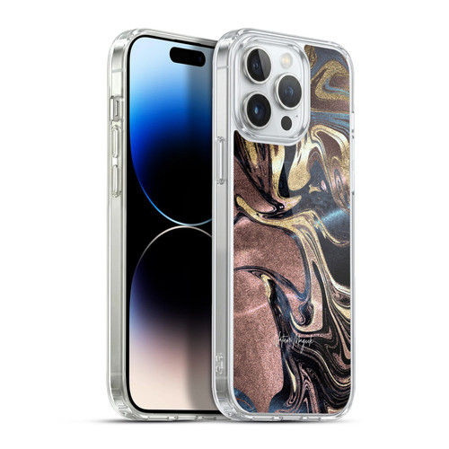 Nature Magick Luxe Gold Marble Metallic Gold Soft Gel Case for Apple iPhone 13 Pro Max & MagSafe