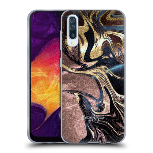 Nature Magick Luxe Gold Marble Metallic Gold Soft Gel Case for Samsung Galaxy A50/A30s (2019)