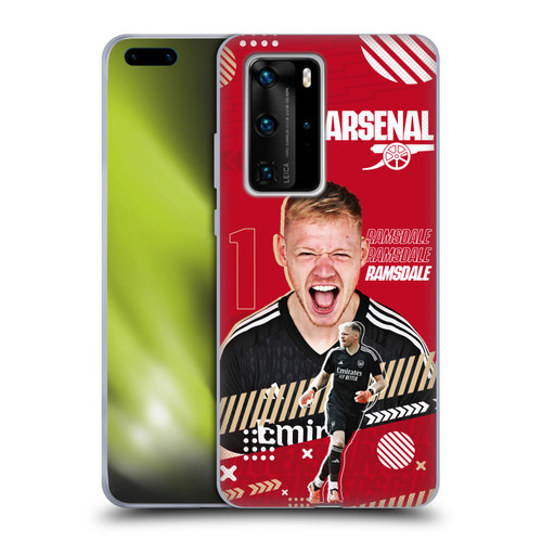 Arsenal FC 2023/24 First Team Aaron Ramsdale Soft Gel Case for Huawei P40 Pro / P40 Pro Plus 5G