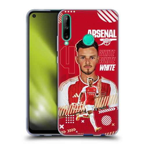 Arsenal FC 2023/24 First Team Ben White Soft Gel Case for Huawei P40 lite E