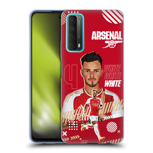 Arsenal FC 2023/24 First Team Ben White Soft Gel Case for Huawei P Smart (2021)