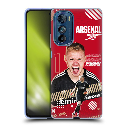 Arsenal FC 2023/24 First Team Aaron Ramsdale Soft Gel Case for Motorola Edge 30