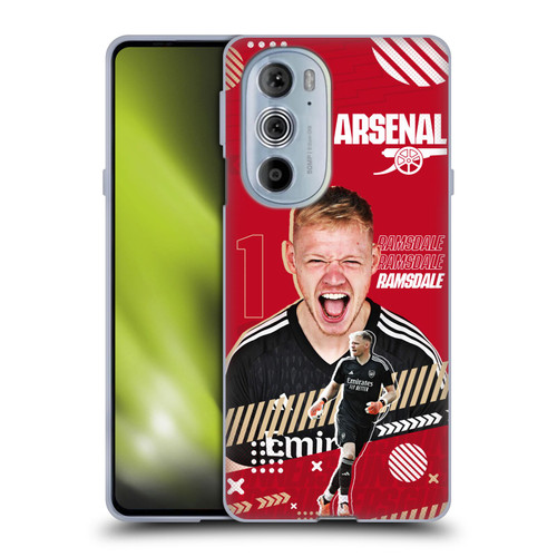 Arsenal FC 2023/24 First Team Aaron Ramsdale Soft Gel Case for Motorola Edge X30