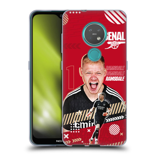 Arsenal FC 2023/24 First Team Aaron Ramsdale Soft Gel Case for Nokia 6.2 / 7.2