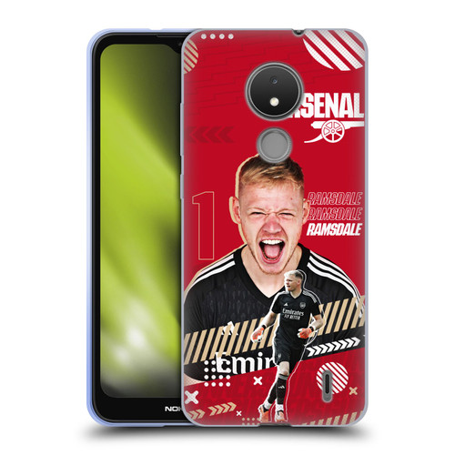 Arsenal FC 2023/24 First Team Aaron Ramsdale Soft Gel Case for Nokia C21