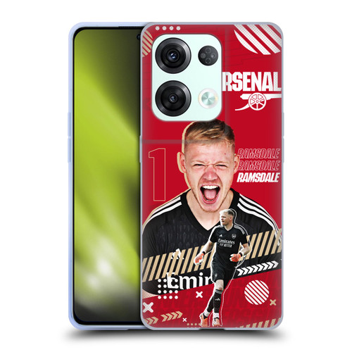 Arsenal FC 2023/24 First Team Aaron Ramsdale Soft Gel Case for OPPO Reno8 Pro