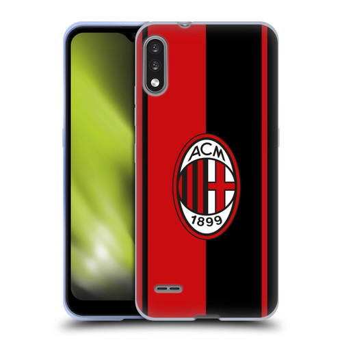 AC Milan Crest Red And Black Soft Gel Case for LG K22