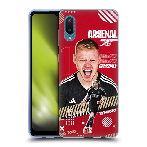 Arsenal FC 2023/24 First Team Aaron Ramsdale Soft Gel Case for Samsung Galaxy A02/M02 (2021)