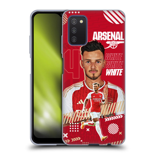 Arsenal FC 2023/24 First Team Ben White Soft Gel Case for Samsung Galaxy A03s (2021)