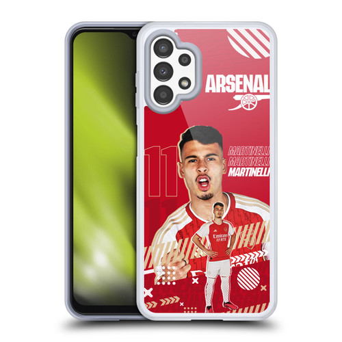 Arsenal FC 2023/24 First Team Gabriel Soft Gel Case for Samsung Galaxy A13 (2022)