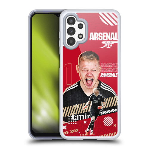 Arsenal FC 2023/24 First Team Aaron Ramsdale Soft Gel Case for Samsung Galaxy A13 (2022)