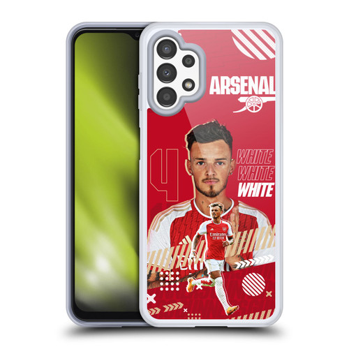 Arsenal FC 2023/24 First Team Ben White Soft Gel Case for Samsung Galaxy A13 (2022)