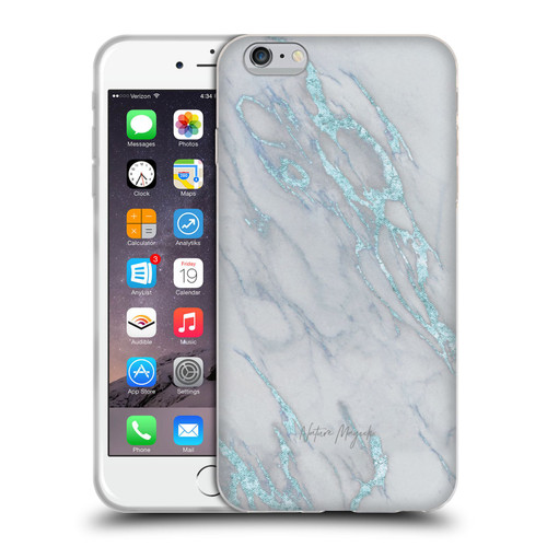 Nature Magick Marble Metallics Blue Soft Gel Case for Apple iPhone 6 Plus / iPhone 6s Plus