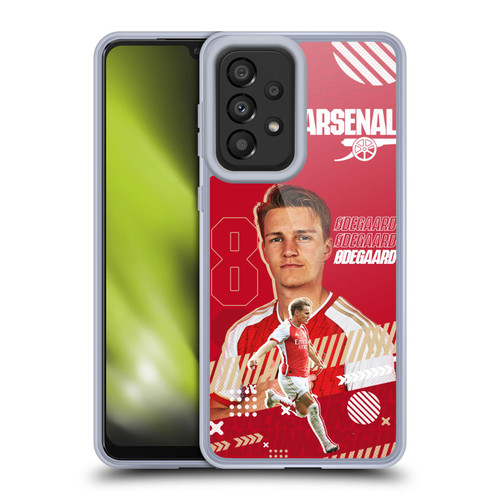 Arsenal FC 2023/24 First Team Martin Ødegaard Soft Gel Case for Samsung Galaxy A33 5G (2022)