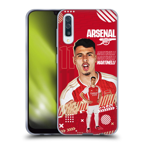 Arsenal FC 2023/24 First Team Gabriel Soft Gel Case for Samsung Galaxy A50/A30s (2019)