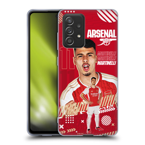 Arsenal FC 2023/24 First Team Gabriel Soft Gel Case for Samsung Galaxy A52 / A52s / 5G (2021)