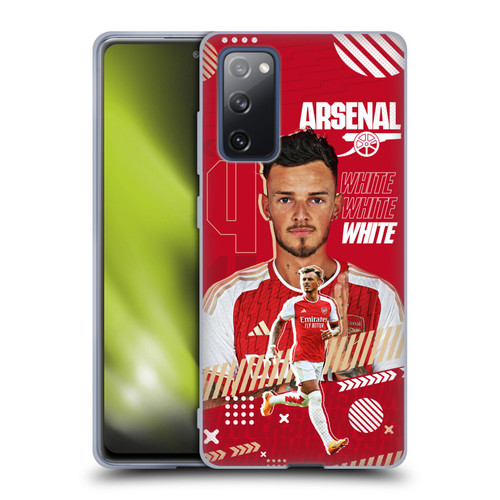 Arsenal FC 2023/24 First Team Ben White Soft Gel Case for Samsung Galaxy S20 FE / 5G