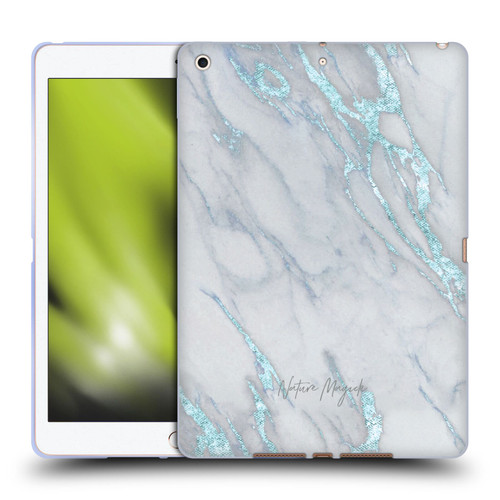 Nature Magick Marble Metallics Blue Soft Gel Case for Apple iPad 10.2 2019/2020/2021