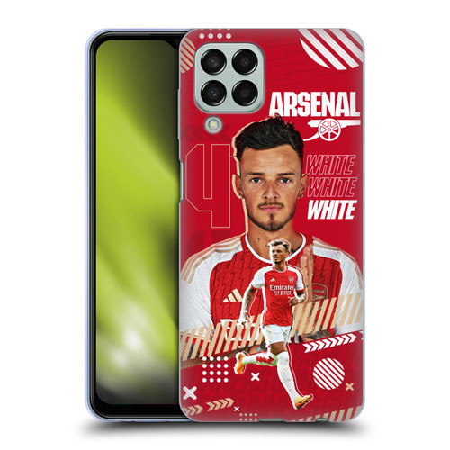 Arsenal FC 2023/24 First Team Ben White Soft Gel Case for Samsung Galaxy M33 (2022)