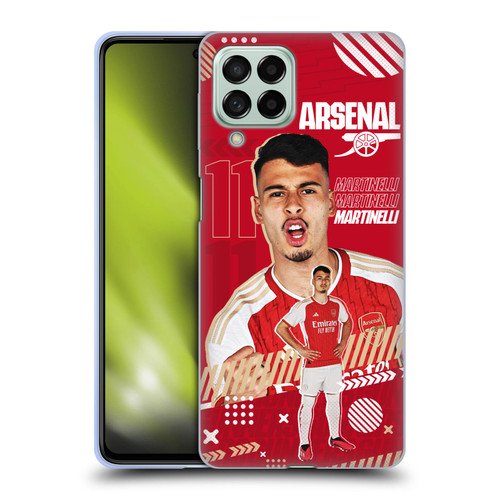 Arsenal FC 2023/24 First Team Gabriel Soft Gel Case for Samsung Galaxy M53 (2022)
