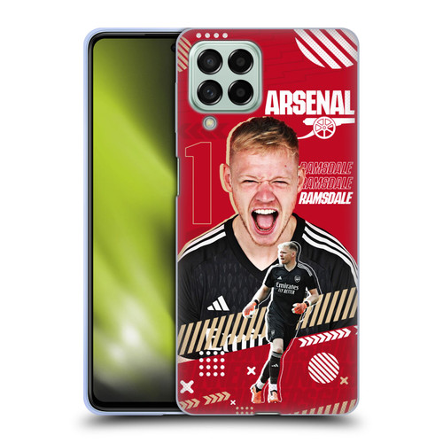 Arsenal FC 2023/24 First Team Aaron Ramsdale Soft Gel Case for Samsung Galaxy M53 (2022)
