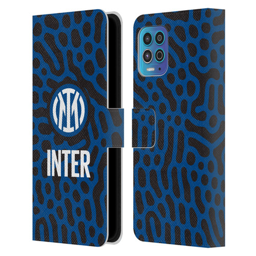 Fc Internazionale Milano Patterns Abstract 2 Leather Book Wallet Case Cover For Motorola Moto G100
