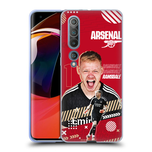 Arsenal FC 2023/24 First Team Aaron Ramsdale Soft Gel Case for Xiaomi Mi 10 5G / Mi 10 Pro 5G