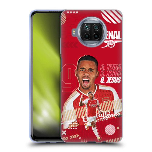 Arsenal FC 2023/24 First Team Gabriel Jesus Soft Gel Case for Xiaomi Mi 10T Lite 5G