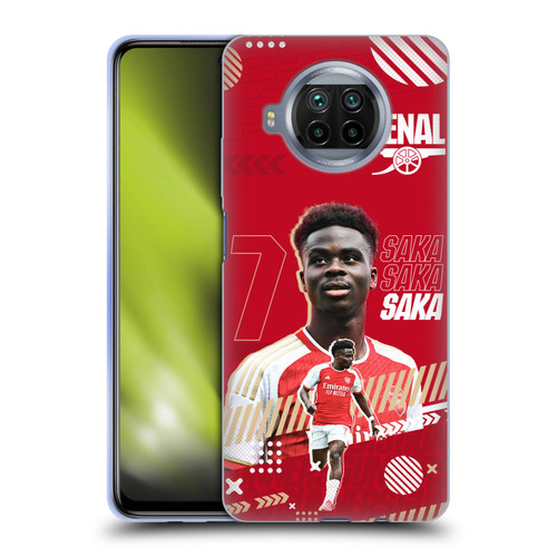 Arsenal FC 2023/24 First Team Bukayo Saka Soft Gel Case for Xiaomi Mi 10T Lite 5G