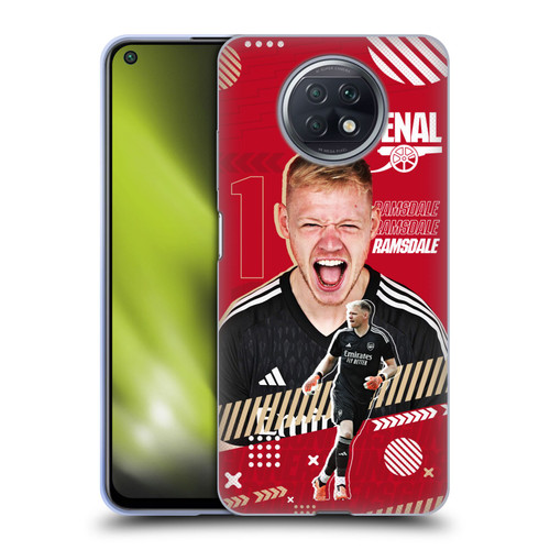 Arsenal FC 2023/24 First Team Aaron Ramsdale Soft Gel Case for Xiaomi Redmi Note 9T 5G