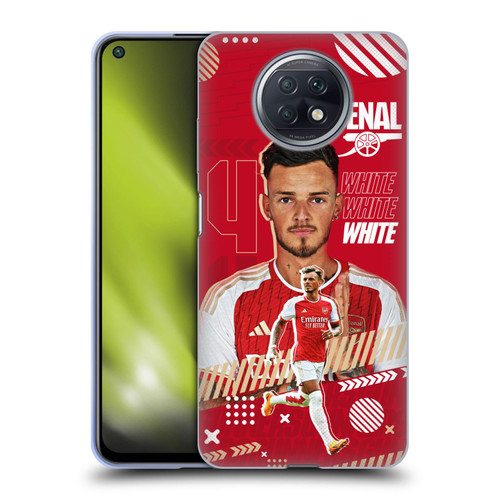 Arsenal FC 2023/24 First Team Ben White Soft Gel Case for Xiaomi Redmi Note 9T 5G