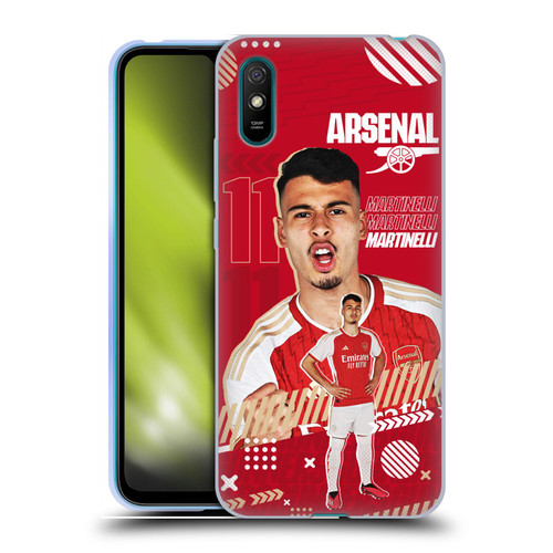 Arsenal FC 2023/24 First Team Gabriel Soft Gel Case for Xiaomi Redmi 9A / Redmi 9AT