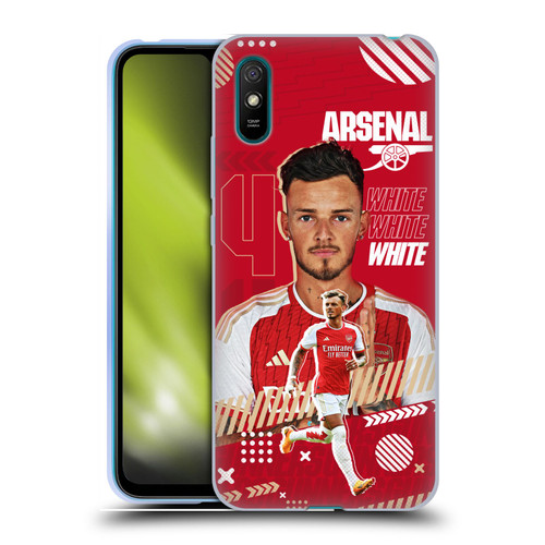 Arsenal FC 2023/24 First Team Ben White Soft Gel Case for Xiaomi Redmi 9A / Redmi 9AT
