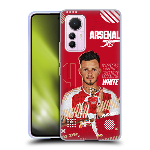 Arsenal FC 2023/24 First Team Ben White Soft Gel Case for Xiaomi 12 Lite