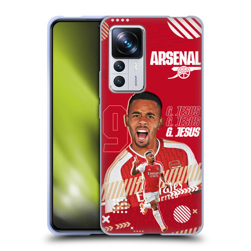 Arsenal FC 2023/24 First Team Gabriel Jesus Soft Gel Case for Xiaomi 12T Pro
