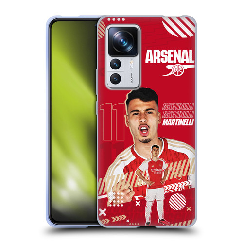 Arsenal FC 2023/24 First Team Gabriel Soft Gel Case for Xiaomi 12T Pro
