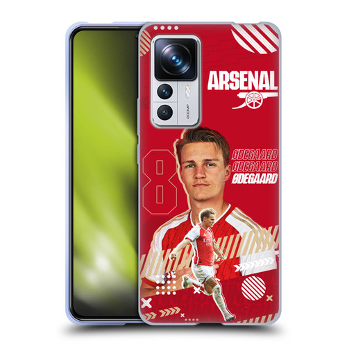 Arsenal FC 2023/24 First Team Martin Ødegaard Soft Gel Case for Xiaomi 12T Pro