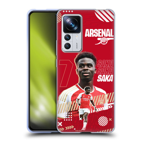 Arsenal FC 2023/24 First Team Bukayo Saka Soft Gel Case for Xiaomi 12T Pro