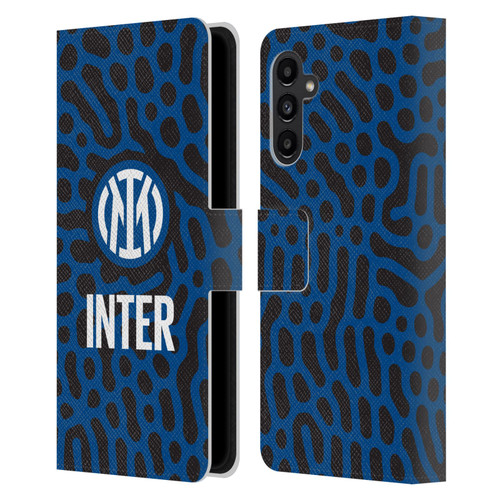 Fc Internazionale Milano Patterns Abstract 2 Leather Book Wallet Case Cover For Samsung Galaxy A13 5G (2021)