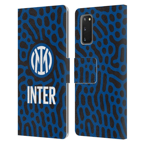 Fc Internazionale Milano Patterns Abstract 2 Leather Book Wallet Case Cover For Samsung Galaxy S20 / S20 5G