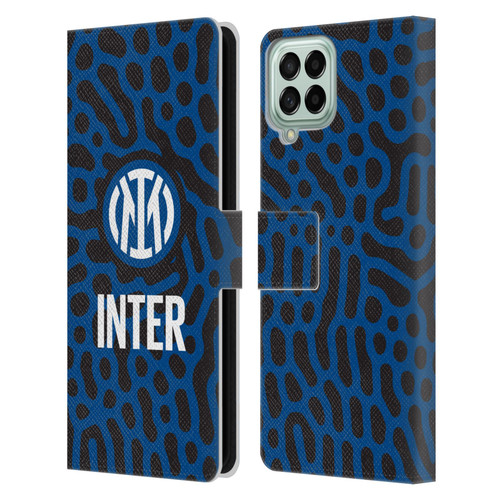 Fc Internazionale Milano Patterns Abstract 2 Leather Book Wallet Case Cover For Samsung Galaxy M53 (2022)