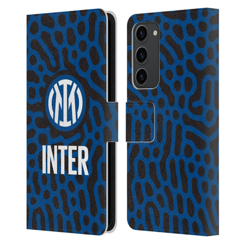 Fc Internazionale Milano Patterns Abstract 2 Leather Book Wallet Case Cover For Samsung Galaxy S23+ 5G