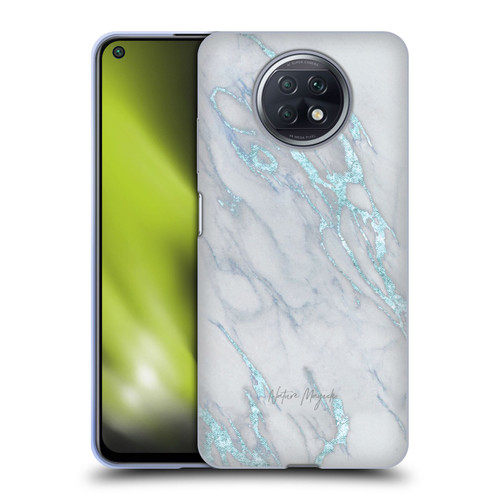 Nature Magick Marble Metallics Blue Soft Gel Case for Xiaomi Redmi Note 9T 5G
